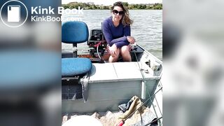Brazilian woman Shitting on a boat (found on tiktok)