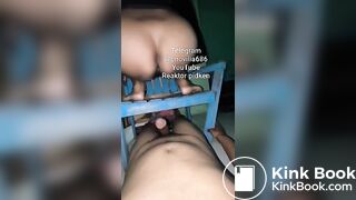 Indonesian girl shitting squatting