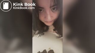 Butt ripping constipated turds on the toilet seat