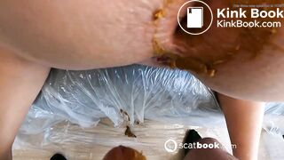 scat girl Her first Dirty anal