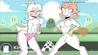 Peach & Daisy have a pee/poop