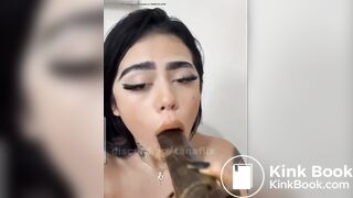 Teen scat latina licking gode sextoy