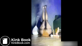 Girl Makes a HUGE Mess in her Pantyhose