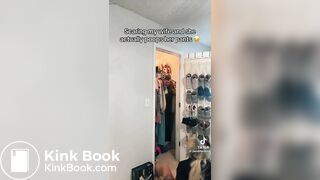 TikTok girl shits her pants after husband scares her