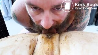 Couple outdoor scat sex