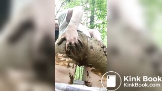diapersmear in the woods