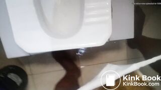 Sexy Hot Black Girl Huge Wet & Moany White Shorts Poop