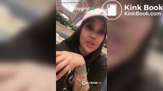 Ebony destroy public toilet