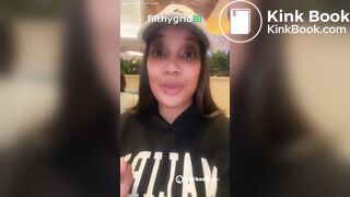 Ebony destroy public toilet