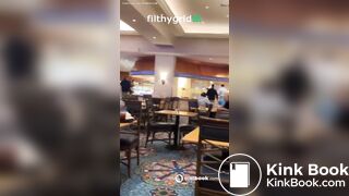 Ebony destroy public toilet