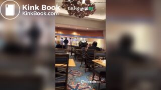 Ebony destroy public toilet