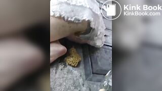 Drunk girl panty poop
