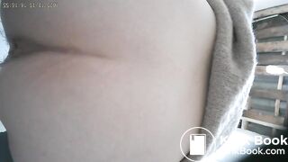 Spy Chinese girl poop at a primitive uni toilet