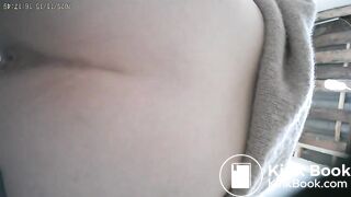 Spy Chinese girl poop at a primitive uni toilet