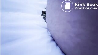 girl has diarrhea in bed