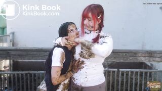 Two Girls One Farm - lesbian cowshit sex