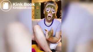 jeanspoop, smearing and eating