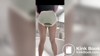 Korean girl shart in panties