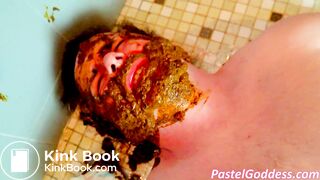 Shit Breakfast for her Slave