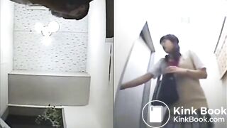 Japanese woman's toilet scene - video 708