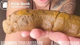 Impressive turd and oily farts