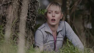Jogger in Woods Scene Real Poo Edit