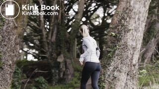 Jogger in Woods Scene Real Poo Edit