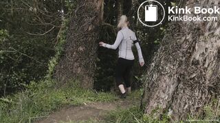 Jogger in Woods Scene Real Poo Edit
