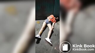 Drunk girl shit diarrhea her pants #1