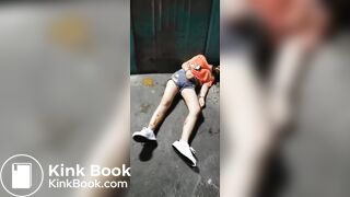 Drunk girl shit diarrhea her pants #1