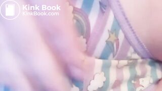 Sexy Hot White Girl Short & Crackly Unicorn Panty Poop