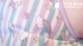 Sexy Hot White Girl Short & Crackly Unicorn Panty Poop