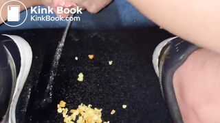Girl pees and poops during movie in cinema