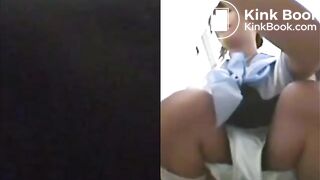 Japanese woman's toilet scene - video 679