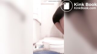 Sexy Hot White Girl Huge Bulging Black Panty Poop