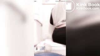 Sexy Hot White Girl Huge Bulging Black Panty Poop