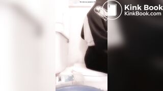 Sexy Hot White Girl Huge Bulging Black Panty Poop