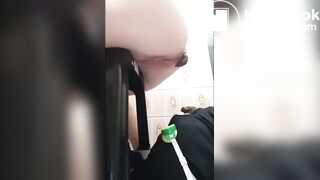 Indian Mistress uses human toilet slave