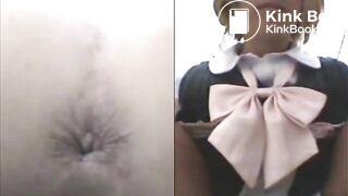 Japanese woman's toilet scene - video 672
