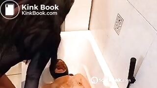 Hot Shit In The Bathtub For Slave