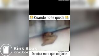 Woman shit in the street