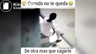 Woman shit in the street