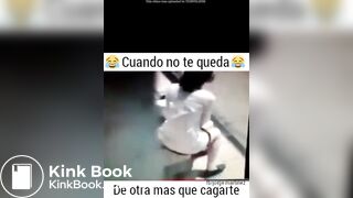 Woman shit in the street