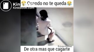 Woman shit in the street