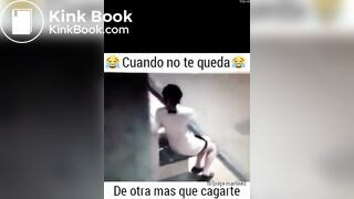 Woman shit in the street