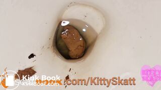 Hard shit on toilet! - video 2