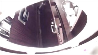 Asian girl pooping in night club toilet - 25
