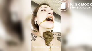 SCAT GIRL human toilet