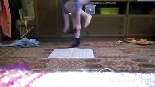 girl poops on the floor - video 3