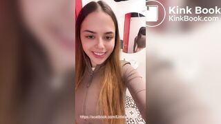 Girl pooping on toilet - video 384